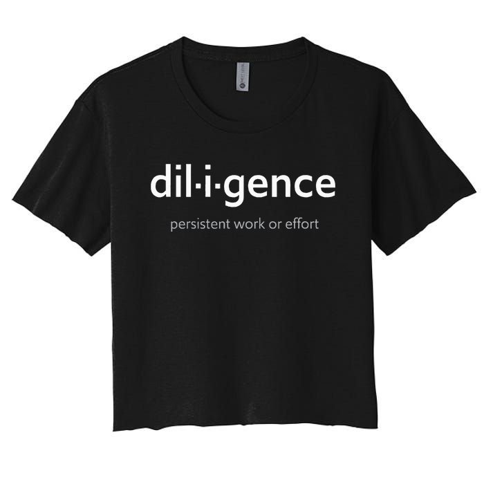 Diligence Women's Crop Top Tee