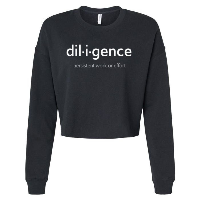 Diligence Cropped Pullover Crew