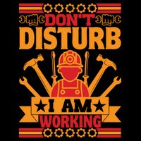 Don't Disturb I Am Working Labor Day Gift Backpack