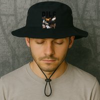DILF Damn I Love Felines Funny Cat Kitty Lover Bucket Hat