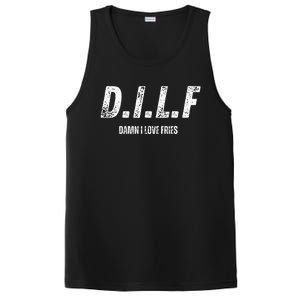 Dilf Damn I Love Fries PosiCharge Competitor Tank