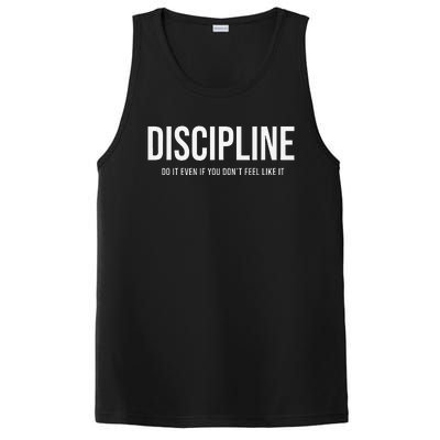 Discipline Do It Even If You DonT Feel Like It PosiCharge Competitor Tank