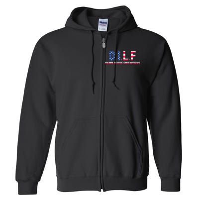 DILF Damn I Love Fireworks Labor Day Full Zip Hoodie