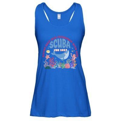 Diving Deep Into Friendship With God Vbs 2024 Gift Ladies Essential Flowy Tank