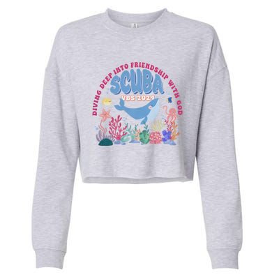 Diving Deep Into Friendship With God Vbs 2024 Gift Cropped Pullover Crew