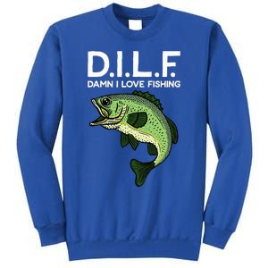 D.I.L.F Damn I Love Fishing Sweatshirt