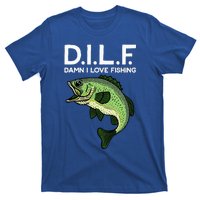 D.I.L.F Damn I Love Fishing T-Shirt