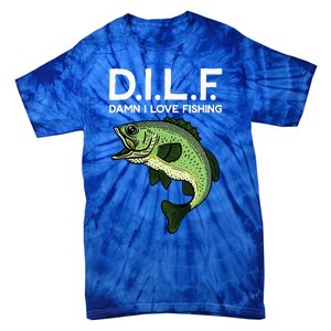 D.I.L.F Damn I Love Fishing Tie-Dye T-Shirt