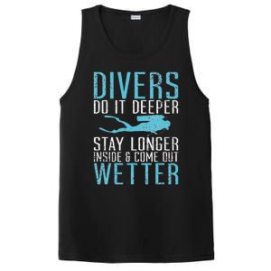 Divers do it deeper stay longer inside and come out Wetter PosiCharge Competitor Tank