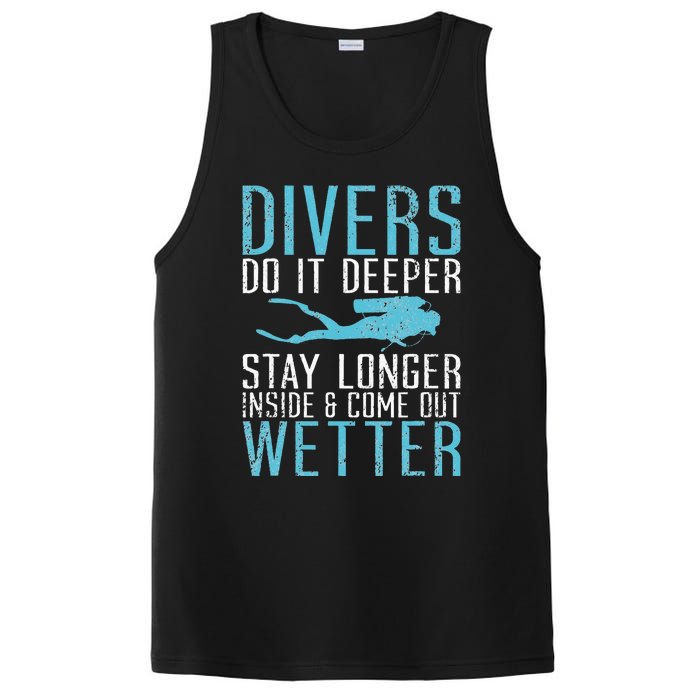 Divers do it deeper stay longer inside and come out Wetter PosiCharge Competitor Tank