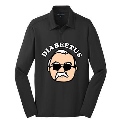 Diabeetus Silk Touch Performance Long Sleeve Polo