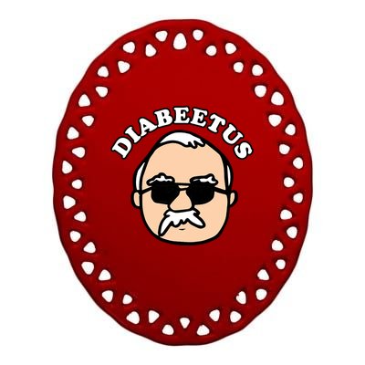 Diabeetus Ceramic Oval Ornament