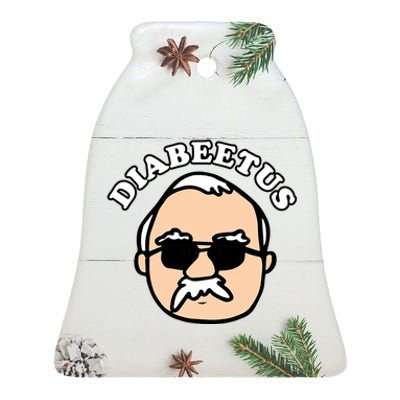 Diabeetus Ceramic Bell Ornament