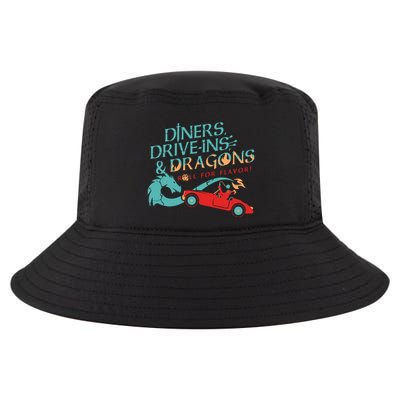 Diners Drive Ins And Dragons Roll For Flavor Cool Comfort Performance Bucket Hat