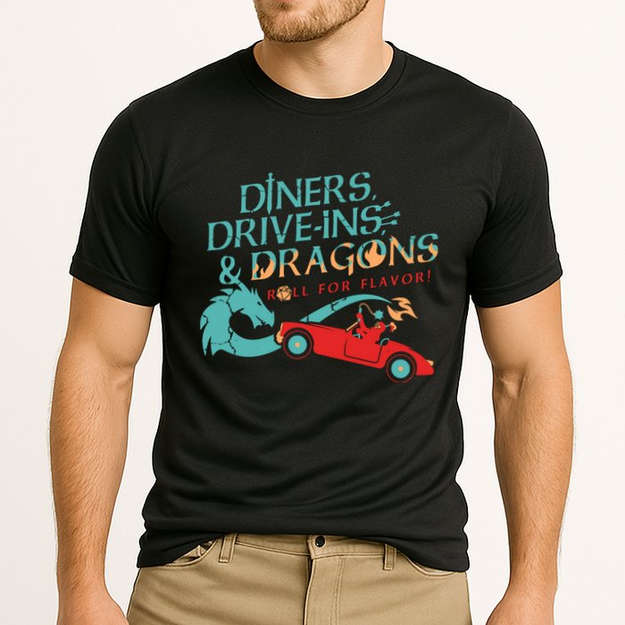 Diners Drive Ins And Dragons Roll For Flavor Performance Shirt