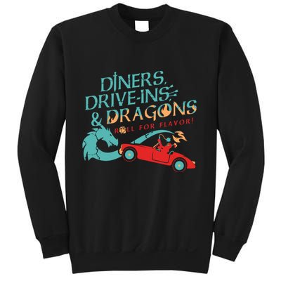 Diners Drive Ins And Dragons Roll For Flavor Sweatshirt
