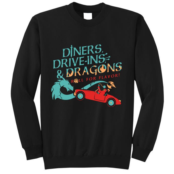 Diners Drive Ins And Dragons Roll For Flavor Sweatshirt