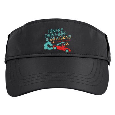 Diners Drive Ins And Dragons Roll For Flavor Adult Drive Performance Visor