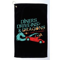 Diners Drive Ins And Dragons Roll For Flavor Golf Towel