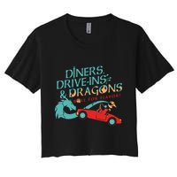 Diners Drive Ins And Dragons Roll For Flavor Crop Top