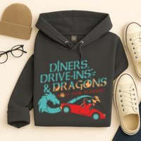 Diners Drive Ins And Dragons Roll For Flavor Hoodie