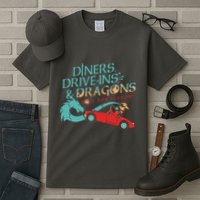 Diners Drive Ins And Dragons Roll For Flavor Tall T-Shirt