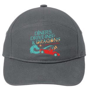 Diners Drive Ins And Dragons Roll For Flavor 7-Panel Snapback Hat