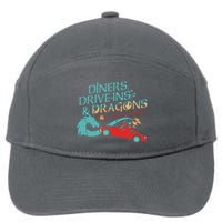Diners Drive Ins And Dragons Roll For Flavor 7-Panel Snapback Hat