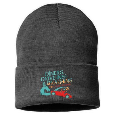 Diners Drive Ins And Dragons Roll For Flavor Sustainable Knit Beanie