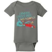 Diners Drive Ins And Dragons Roll For Flavor Baby Bodysuit