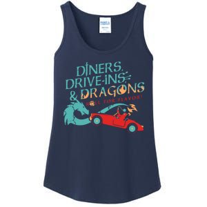 Diners Drive Ins And Dragons Roll For Flavor Ladies Essential Tank