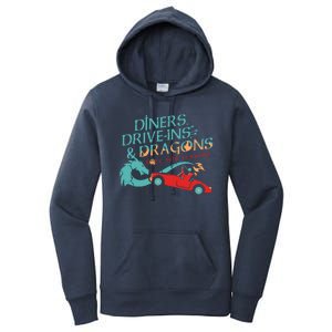 Diners Drive Ins And Dragons Roll For Flavor Women's Pullover Hoodie