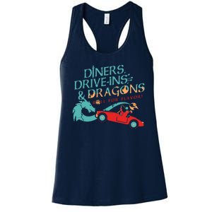 Diners Drive Ins And Dragons Roll For Flavor Women's Racerback Tank