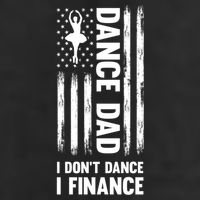 Dance Dad I Don't Dance I Finance Dance Dad Ballet Gift 7 Panel Mesh Trucker Snapback Hat