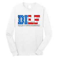 Dilf Damn I Love Freedom Long Sleeve Shirt