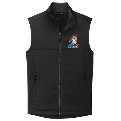 Dilf Damn I Love Freedom Eagle Patriotic Collective Smooth Fleece Vest