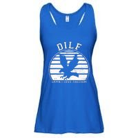 Dilf Damn I Love Freedom Eagle Funny Patriotic Ladies Essential Flowy Tank