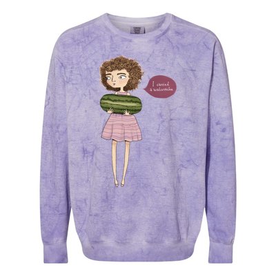 Dirty Dancing I Carried A Watermelon Colorblast Crewneck Sweatshirt