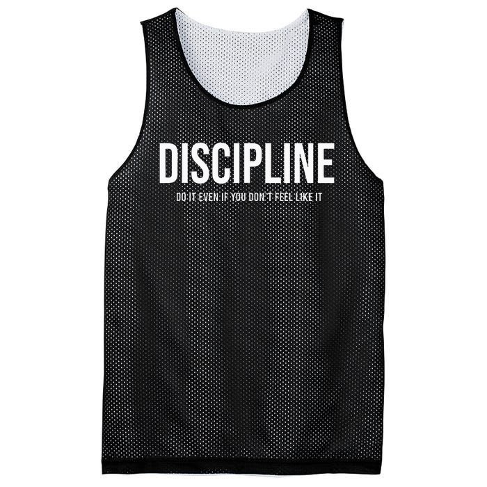 Discipline Do It Even If You DonT Feel Like It Mesh Reversible Basketball Jersey Tank