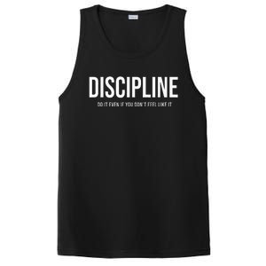 Discipline Do It Even If You DonT Feel Like It PosiCharge Competitor Tank