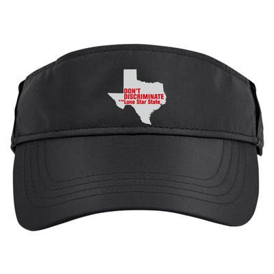 DonT Discriminate In The Lone Star State Adult Drive Performance Visor