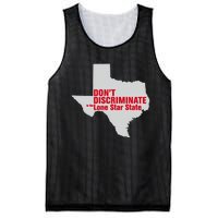 DonT Discriminate In The Lone Star State Mesh Reversible Basketball Jersey Tank