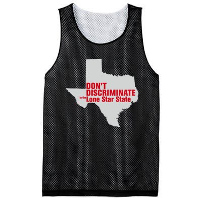 DonT Discriminate In The Lone Star State Mesh Reversible Basketball Jersey Tank