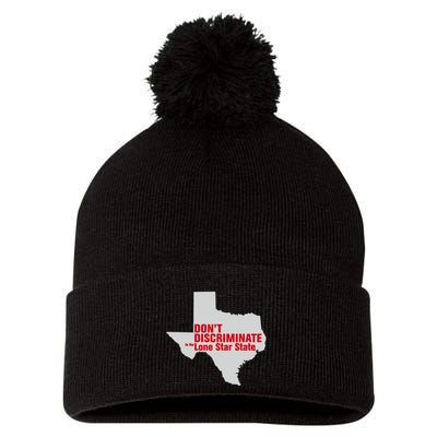 DonT Discriminate In The Lone Star State Pom Pom 12in Knit Beanie