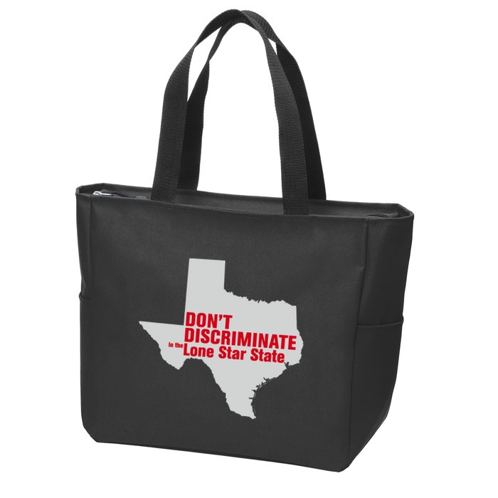 DonT Discriminate In The Lone Star State Zip Tote Bag