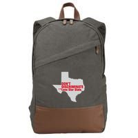 DonT Discriminate In The Lone Star State Cotton Canvas Backpack