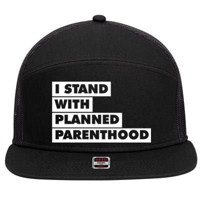 Danny Devito I Stand With Planned Parenthood 7 Panel Mesh Trucker Snapback Hat