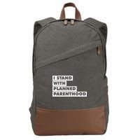 Danny Devito I Stand With Planned Parenthood Cotton Canvas Backpack