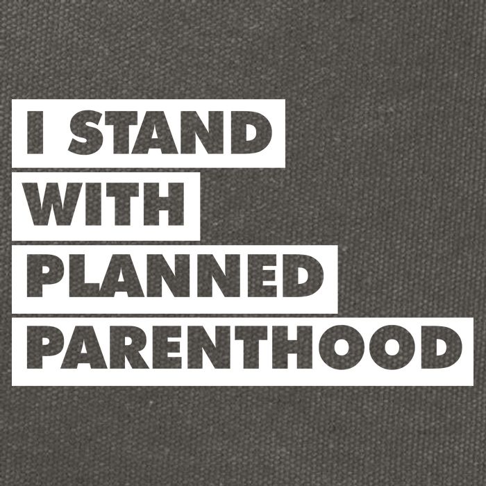 Danny Devito I Stand With Planned Parenthood Cotton Canvas Backpack