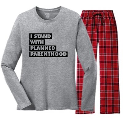 Danny Devito I Stand With Planned Parenthood Women's Long Sleeve Flannel Pajama Set 